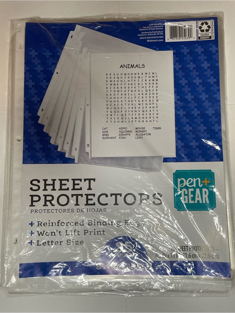 Pen+gear Clear Sheet Protectors - 25 Pack, Letter Size